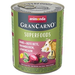 Animonda GranCarno Superfoods Beef/Beetroot/Blackberries 800 g