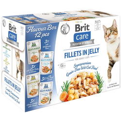Brit Care Fillets Flavour Box in Jelly 12 pcs