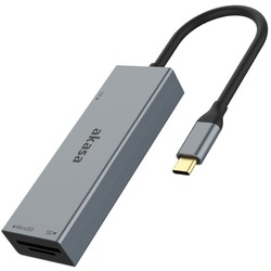 Akasa USB 3.2 Type-C 3-in-1 Card Reader