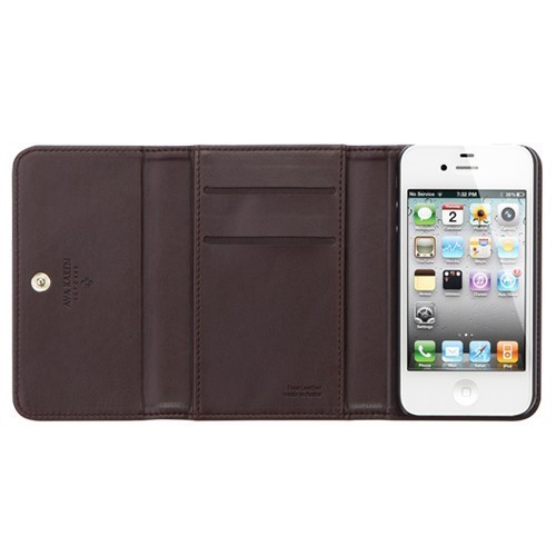 Spigen Leather Wallet Case Ava Karen for iPhone 4/4S