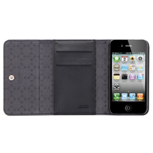 Spigen Leather Wallet Case Ava Karen for iPhone 4/4S