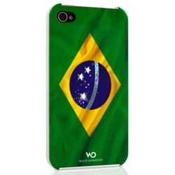 White Diamonds Flag Brazil for iPhone 4/4S