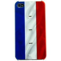White Diamonds Flag France for iPhone 4/4S