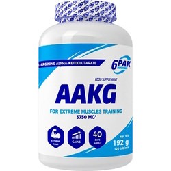 6Pak Nutrition AAKG Tabs 120 tab