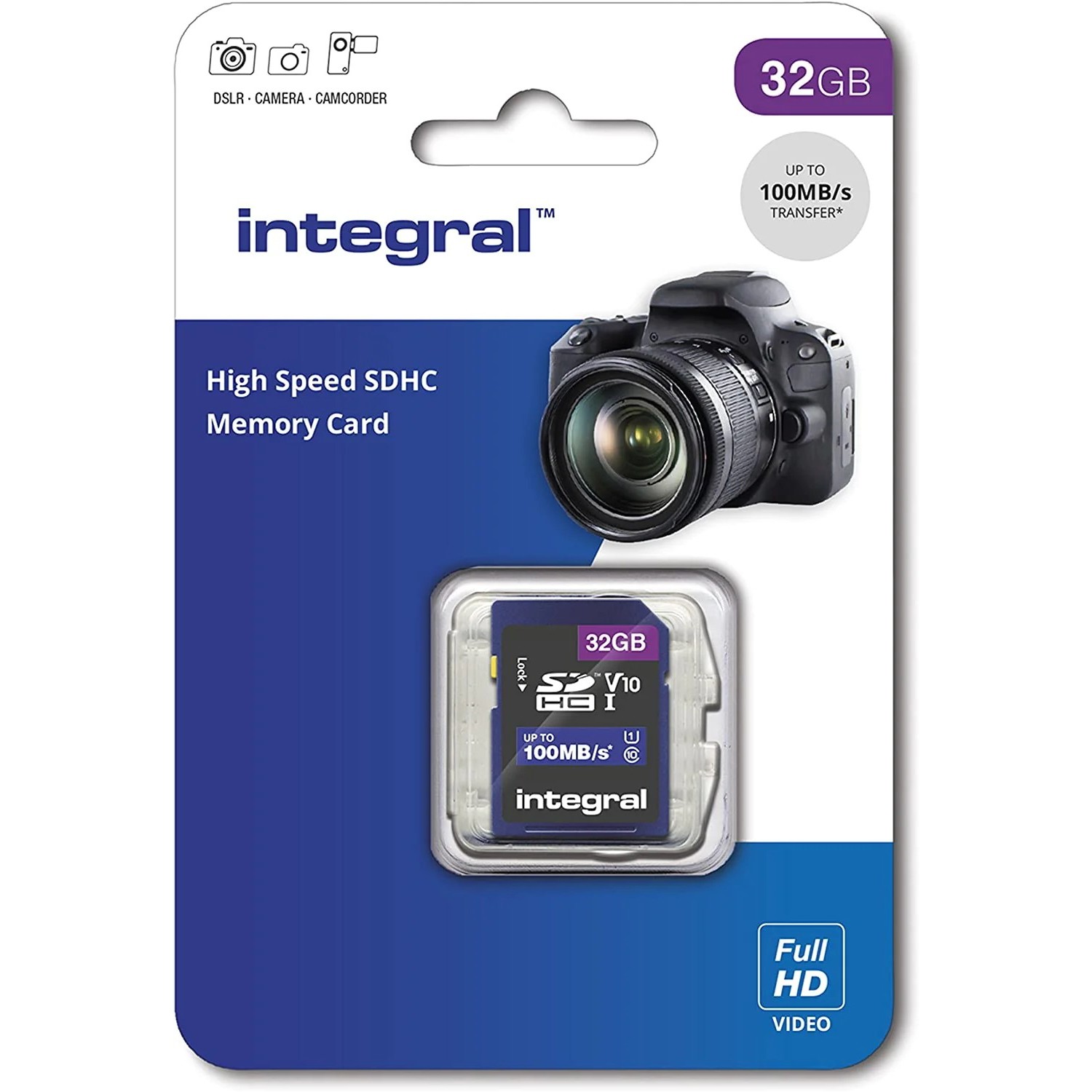Integral High Speed SD UHS-I V10 U1 100MB/s 32&nbsp;ГБ