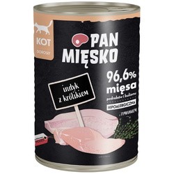 PAN MIESKO Wet Food Adult Turkey with Rabbit 400 g