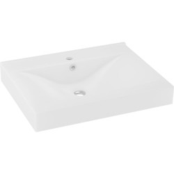 VidaXL Basin with Faucet Hole Ceramic 147020 600&nbsp;мм