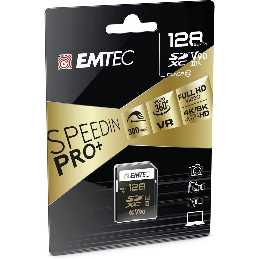 Emtec SDXC UHS-II U3 V90 SpeedIN Pro+ 256&nbsp;ГБ