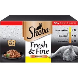 Sheba Fresh/Fine Poultry Collection in Gravy  50 pcs