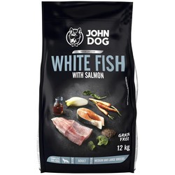 John Dog Adult M/L with White Fish/Salmon 12 kg