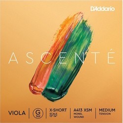 DAddario Ascente Viola G String Extra-Short Scale Medium