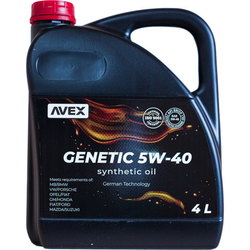 AVEX Genetic 5W-40 Synth 4&nbsp;л