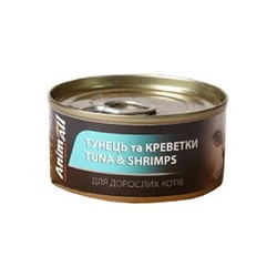 AnimAll Cat Can Adult Tuna with Shrimps 85 g