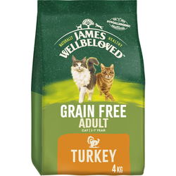 James Wellbeloved Adult Cat Grain Free Turkey  4 kg