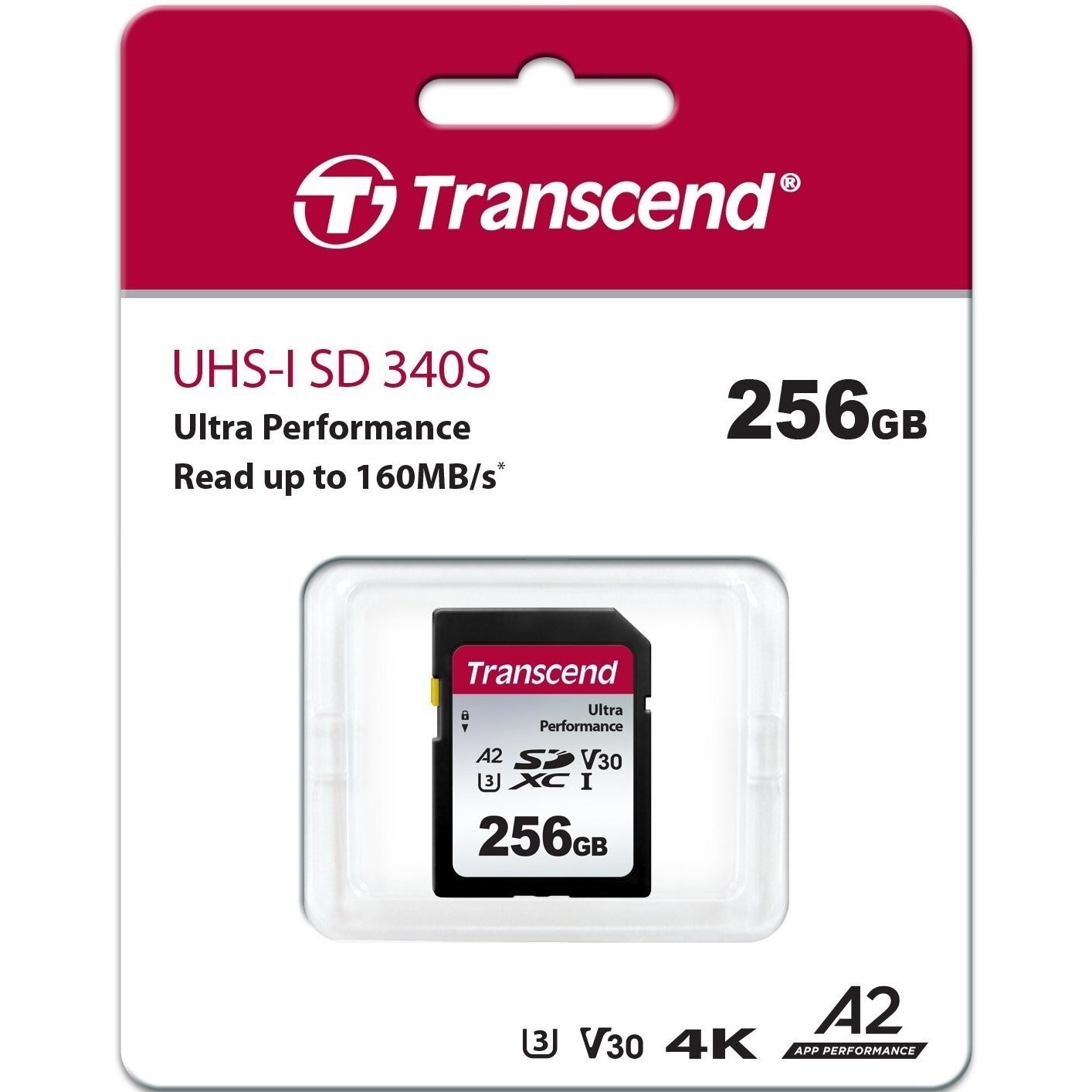 Transcend SD 340S UHS-I U3 V30 A2 128&nbsp;ГБ