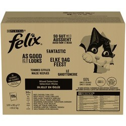 Felix As Good As it Looks Mixed Selection in Jelly 120 pcs