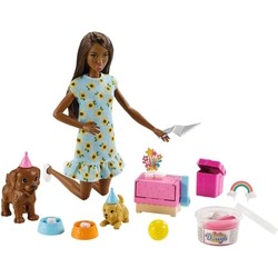 Barbie Doll And Puppy Party Playset GXV76