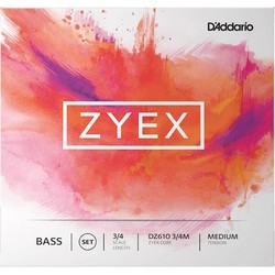 DAddario ZYEX Double Bass String Set 3/4 Medium