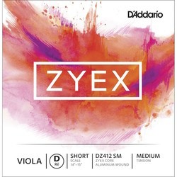 DAddario ZYEX Viola D String Short Scale Medium