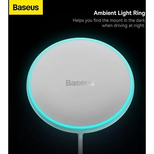BASEUS CW01 Magnetic Wireless Charging Car Mount Type-C
