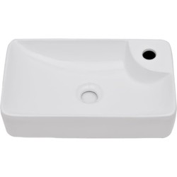 VidaXL Ceramic Bathroom Sink Basin 141934 440&nbsp;мм