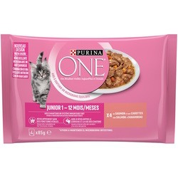 Purina ONE Junior Salmon/Carrots Pouch 4 pcs