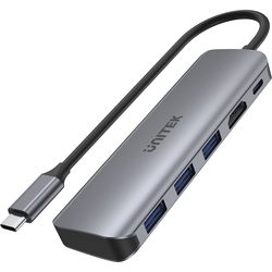 Unitek uHUB P5+ 5-in-1 USB-C Hub with HDMI and 100W Power Delivery