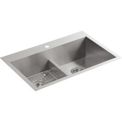 Kohler Vault Smart Divide K-3838-1-NA 838x559