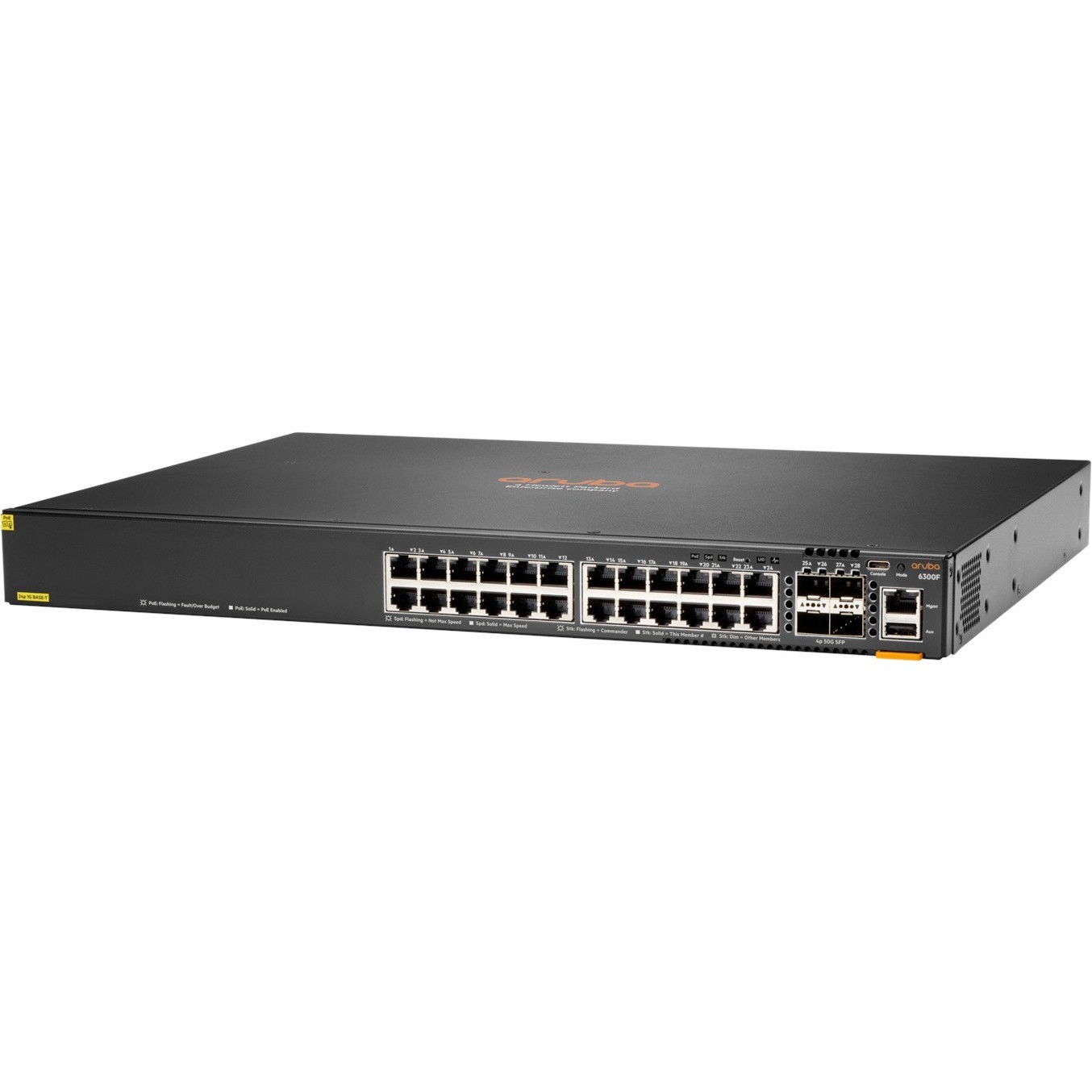 Aruba 6300F 24-port 1GbE and 4-port SFP56