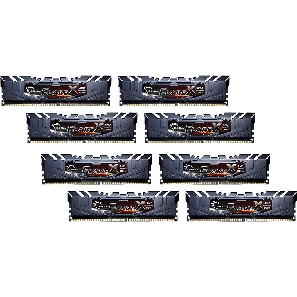G.Skill Flare X (for AMD) DDR4 8x16Gb F4-2400C15Q2-128GFX