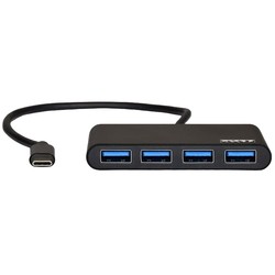 Port Designs USB Hub 4 Ports Type C