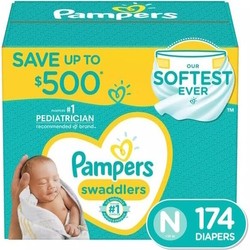 Pampers Swaddlers N / 174 pcs