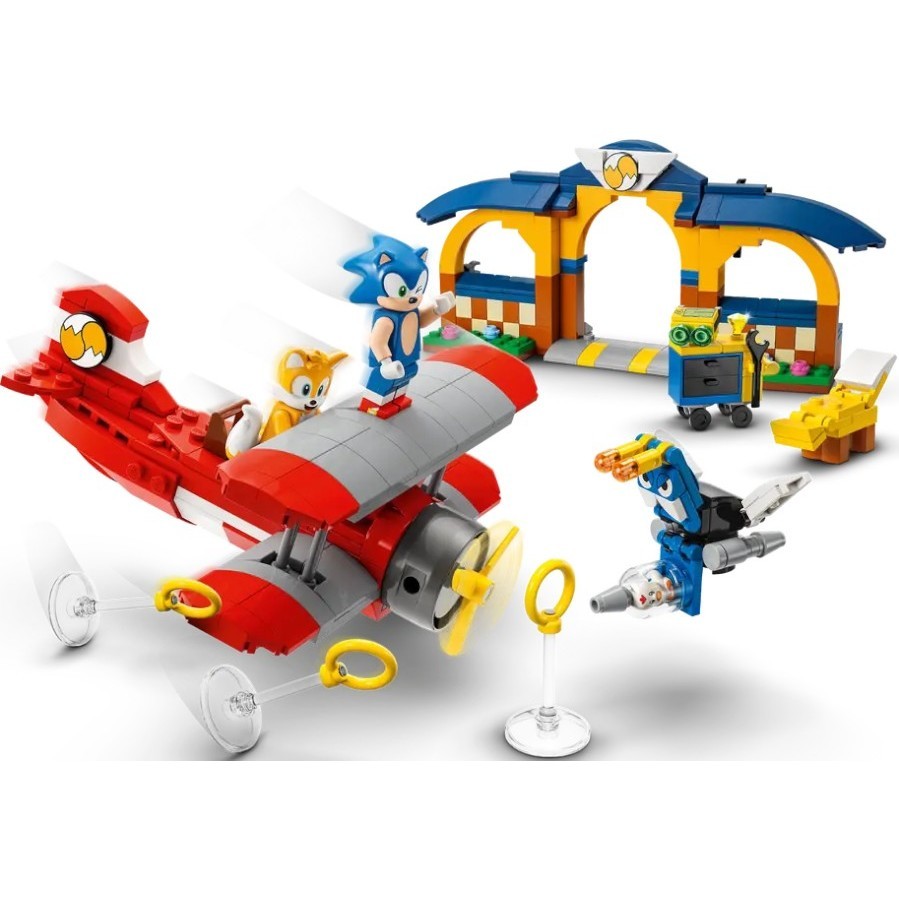 Lego Tails Workshop and Tornado Plane 76991