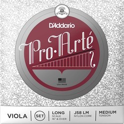 DAddario Pro-Arte Viola String Set Long Scale Medium
