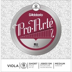 DAddario Pro-Arte Viola G String Short Scale Medium