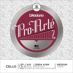 DAddario Pro-Arte Cello C String 4/4 Size Medium