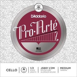 DAddario Pro-Arte Cello A String 1/2 Size Medium
