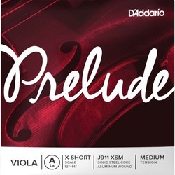 DAddario Prelude Viola A String Extra Short Scale Medium