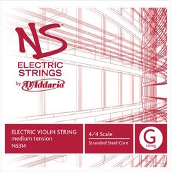 DAddario NS Electric Violin G String 4/4 Size Medium