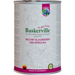 Baskerville Dog Can with Game/Blueberries/Spirulina 0.8&nbsp;кг