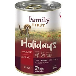 Family First Can Adult Beef/Beetroot 400 g