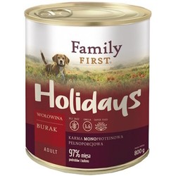 Family First Can Adult Beef/Beetroot 800 g 0