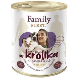 Family First Can Adult Rabbit/Pear 800 g