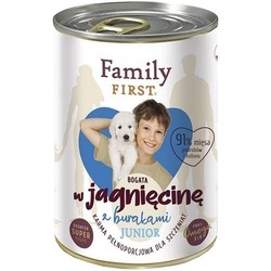 Family First Can Junior Lamb/Beetroot 400 g 1&nbsp;шт
