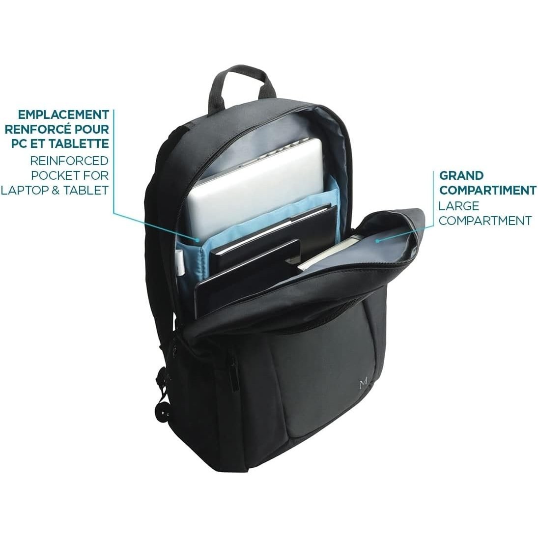 Mobilis The One Backpack Blue Zip 14-15.6 18.5&nbsp;л