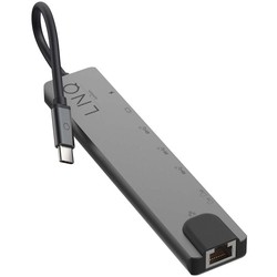 LINQ 8in1 Pro USB-C 10Gbps Multiport Hub with 4K HDMI Ethernet and Card Reader