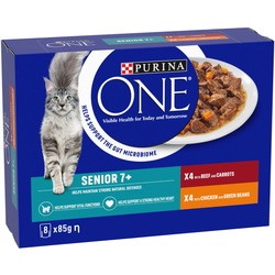 Purina ONE Senior 7+ Chicken/Beef Pouch 8 pcs