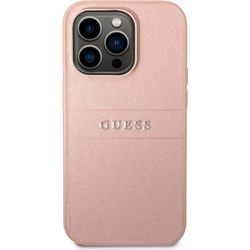 GUESS Saffiano Strap for iPhone 14 Pro