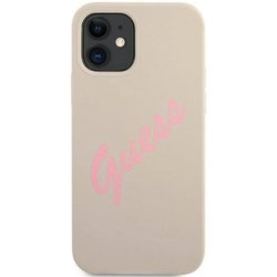GUESS Silicone Vintage Script for iPhone 12 mini