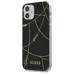 GUESS Gold Chain Design Hard for iPhone 12 mini